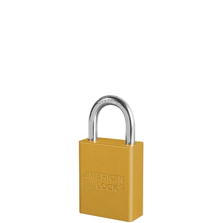 Master Lock Master Lock S-Series Aluminum Safety Padlock, 1" Shackle, S1105YLW